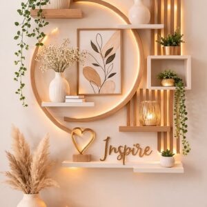 Modern wall self decor