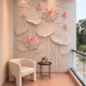 Lotus wall decor